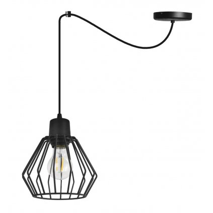 lampa wiszaca druciany klosz typu pajak industrialna nuvola led e27