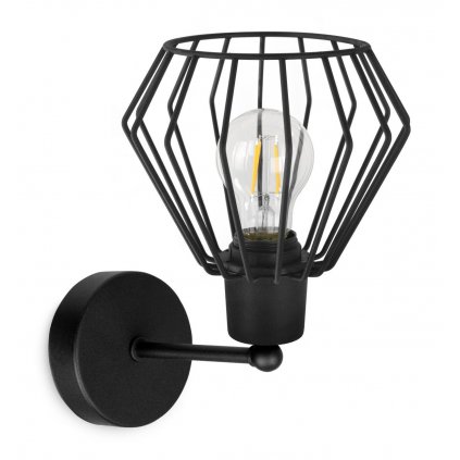 lampa scienna kinkiet metalowy klosz loftowy nuvola