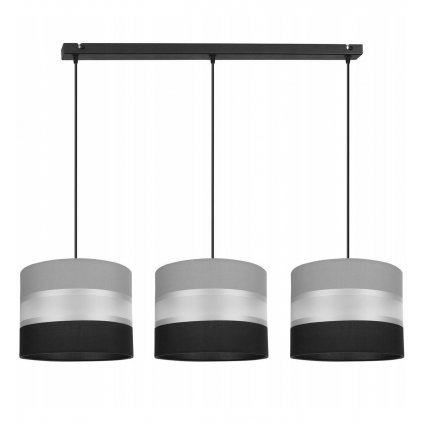 nowoczesna lampa wiszaca z abazurem z efektem ozdobnej wstegi