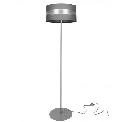 klasyczna lampa podlogowa stojaca led abazur 40 cm