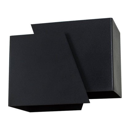 asymetryczna lampa kinkiet z metalu