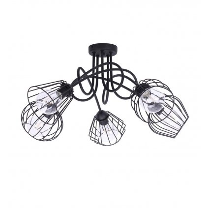 nowoczesna lampa wiszaca loft drut led