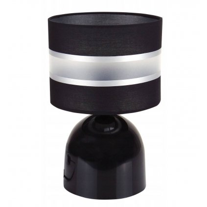 nowoczesna lampka nocna stojaca z abazurem biurkowa