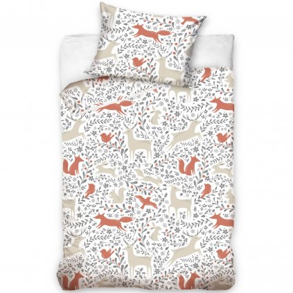 posciel bawelna 90x120 40x60 zwierzeta