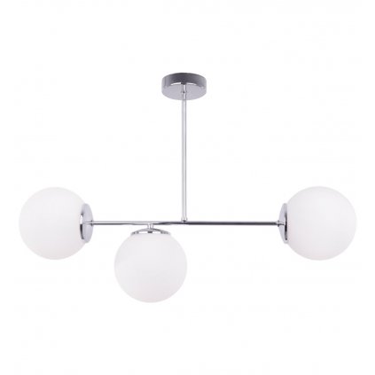 lampa sufitowa elagancki zyrandol chrom do jadalni siena e14