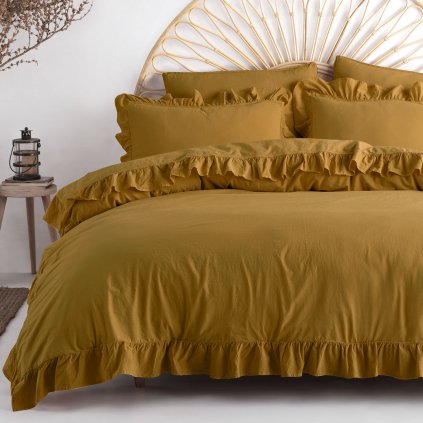 posciel bawelniana ecru olive 220x200 p stonewash