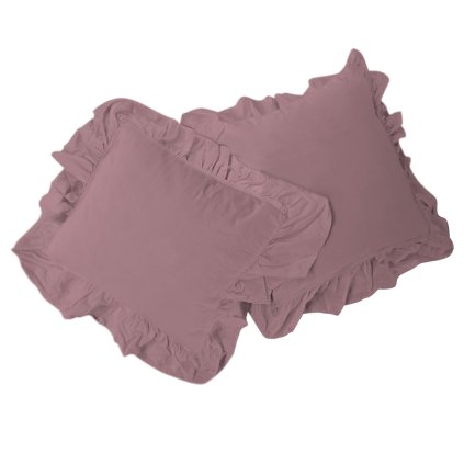 poszewka bawelniana komplet pale mauve 2x40x40 sto