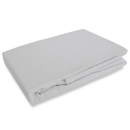 przescieradlo flanela z gumka popiel 180x200