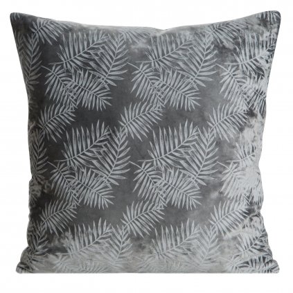 DEKORAČNÍ POVLAK NA POLŠTÁŘ VELVET 45X45 CM LISTY