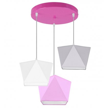 lampa wiszaca dziecieca abazury diament kolorowe