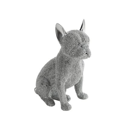 DEKORAČNÍ FIGURKA ELDO 13X9X17 CM STŘÍBRNÁ