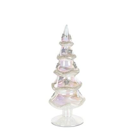 DEKORAČNÍ FIGURKA TREE 10X24 CM VÍCEBAREVNÁ