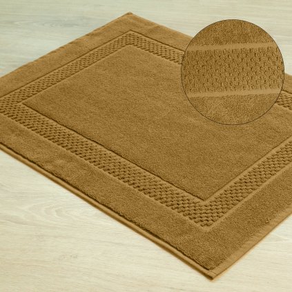 PŘEDLOŽKA DO KOUPELNY CALEB 50X70 CM MEDOVÁ