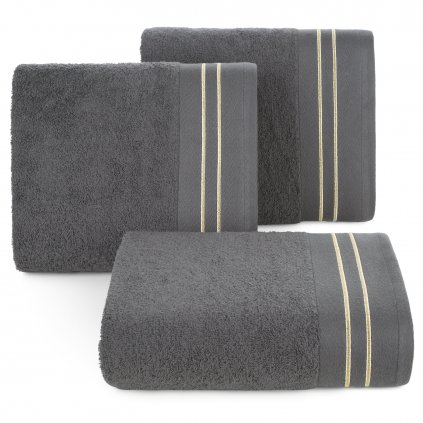FROTÉ RUČNÍK OLIVIA 50X90 CM TMAVĚŠEDÁ