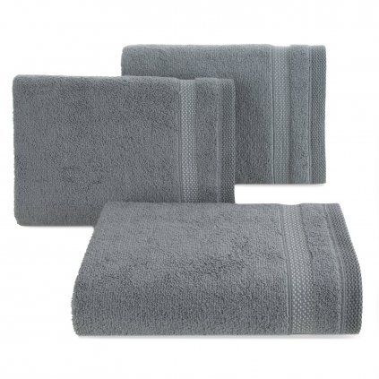 FROTÉ RUČNÍK RIKI 70X140 CM ŠEDÁ