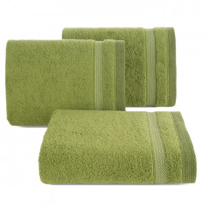 FROTÉ RUČNÍK RIKI 70X140 CM OLIVOVÁ