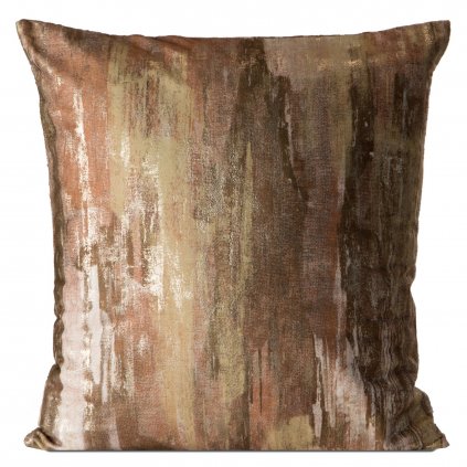 DEKORAČNÍ POVLAK NA POLŠTÁŘ ELLA 45X45 CM CIHLOVÁ