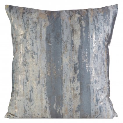 DEKORAČNÍ POVLAK NA POLŠTÁŘ GRACE 45X45 CM ŠEDÁ