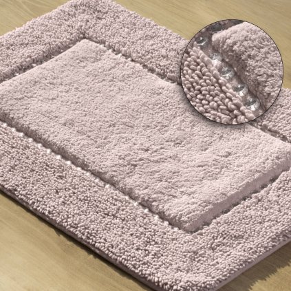 PŘEDLOŽKA DO KOUPELNY CHIC 50X70 CM RŮŽOVÁ