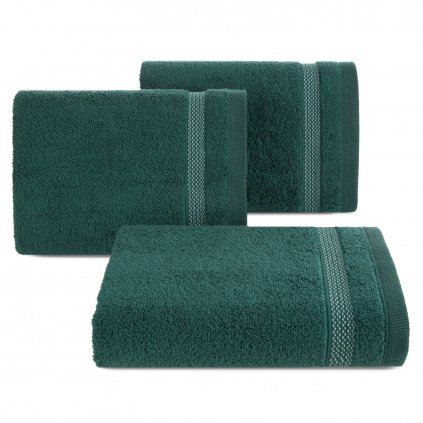 FROTÉ RUČNÍK RIKI 50X90 CM TMAVĚZELENÁ