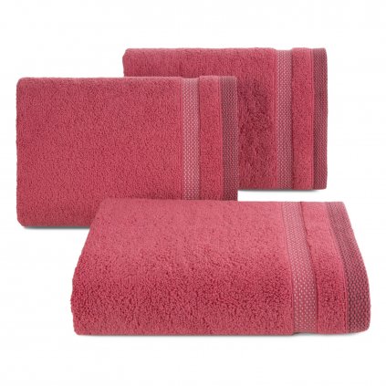 FROTÉ RUČNÍK RIKI 30X50 CM KORALOVÁ