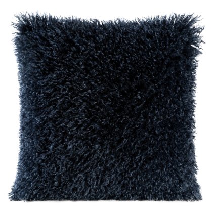 DEKORAČNÍ POVLAK NA POLŠTÁŘ SANA 45X45 CM TMAVĚMODRÁ
