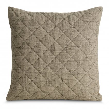 DEKORAČNÍ POVLAK NA POLŠTÁŘ LEN 1 45X45 CM TMAVĚBÉŽOVÁ