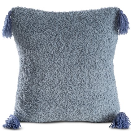 DEKORAČNÍ POVLAK NA POLŠTÁŘ ELDA4 45X45 CM MODRÁ