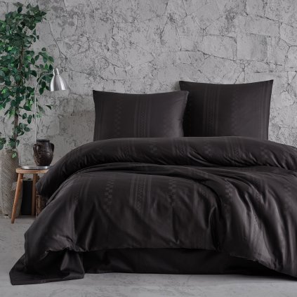 posciel satyna bawelniana capital anthracite 160x2