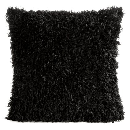 CHLOPATÝ DEKORAČNÍ POVLAK NA POLŠTÁŘ MARION 45X45 CM ČERNÁ