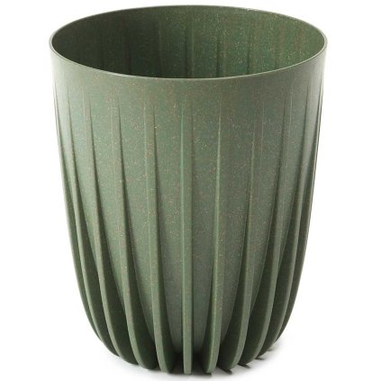 5907600436893 donica stripped eco wood zielona 19xh23 cm