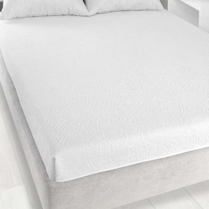 przescieradlo 175x220 tulipan 4 bialy k11