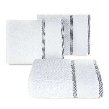 FROTÉ RUČNÍK CALEB 70X140 CM BÍLÁ