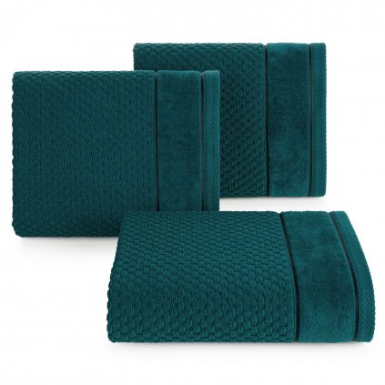 BAVLNĚNÝ RUČNÍK FRIDA 30X50 CM TYRKYSOVÁ