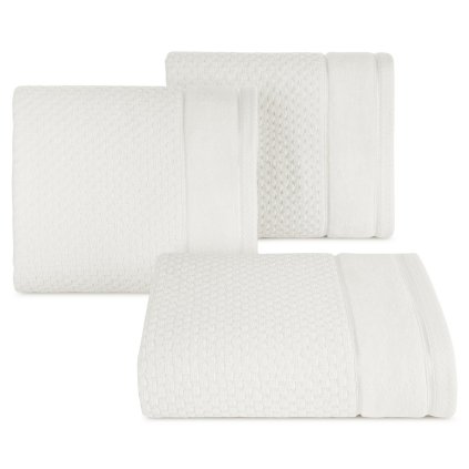 BAVLNĚNÝ RUČNÍK FRIDA 70X140 CM KRÉMOVÁ