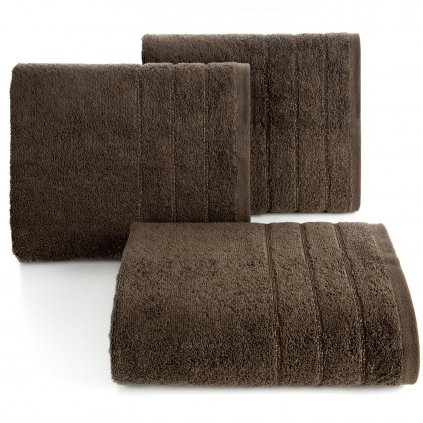 BAVLNĚNÝ RUČNÍK DALI 30X50 CM TMAVĚHNĚDÁ