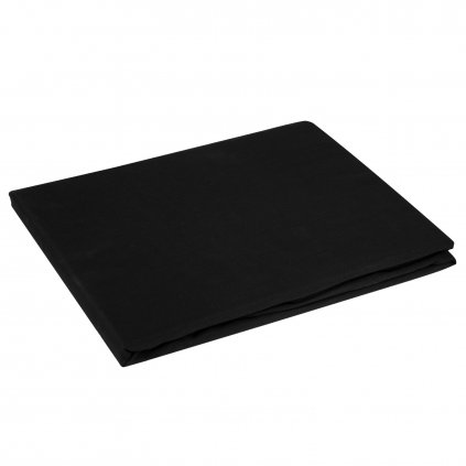 SATÉNOVÉ PROSTĚRADLO DINA 200X220 CM ČERNÉ