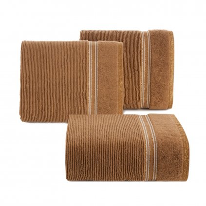 FROTÉ RUČNÍK FILON 30X50 CM HNĚDÁ