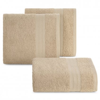 BAVLNĚNÝ RUČNÍK KAYA 30X50 CM BÉŽOVÁ