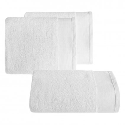 BAVLNĚNÝ RUČNÍK STELLA 50X90 CM BÍLÁ