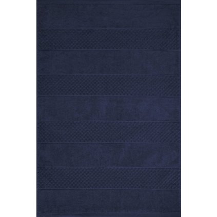 PŘEDLOŽKA DO KOUPELNY JESSI 50X70 CM TMAVĚMODRÁ