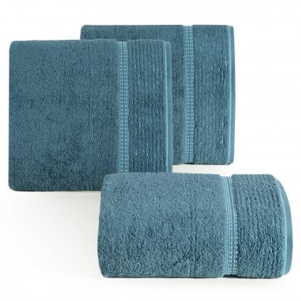 BAVLNĚNÝ RUČNÍK TAYLOR 50X90 CM TMAVĚMODRÁ