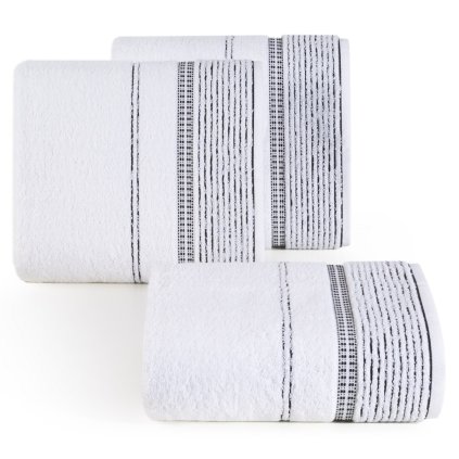 BAVLNĚNÝ RUČNÍK TAYLOR 50X90 CM BÍLÁ