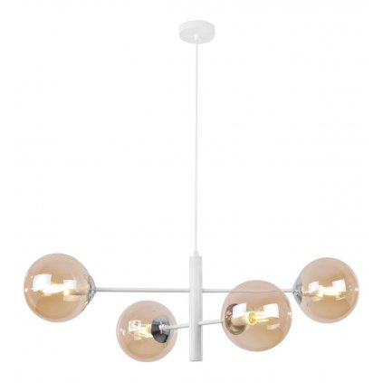 lampa sufitowa vicenza bialy zyrandol do kuchni i salonu eleganckie srebrne dodatki