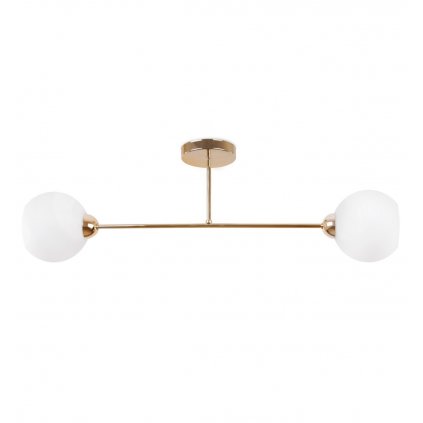 lampa wiszaca asturia zloty zyrandol glamour z bialymi kloszami e27