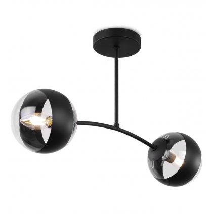 lampa sufitowa toledo czarny zyrandol do salonu sypialni nowoczesny e14