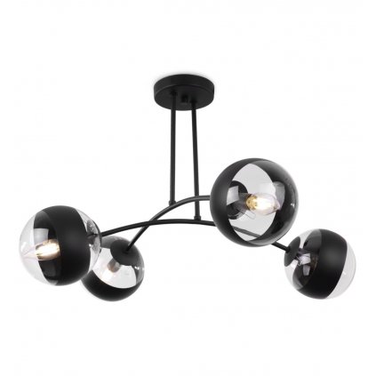 lampa sufitowa toledo zyrandol loft do salonu kuchni pokoju 4 zrodla swiatla