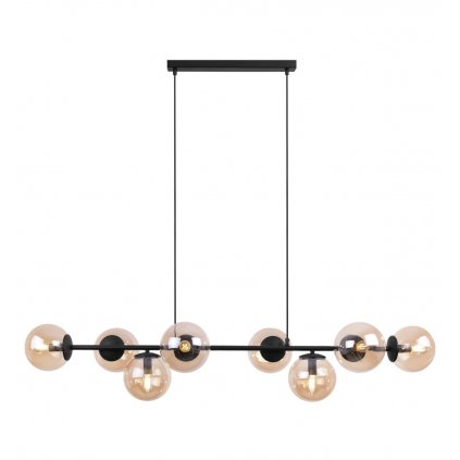 lampa wiszaca siena czarna elegancka do salonu kuchni jadalni gwint e14