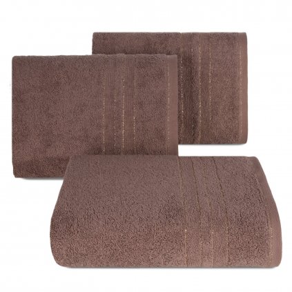BAVLNĚNÝ RUČNÍK GALA 70X140 CM SVĚTLEHNĚDÁ