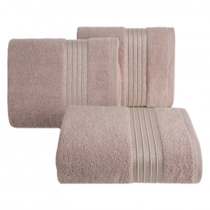 BAVLNĚNÝ RUČNÍK LILA 30X50 CM PUDROVÁ